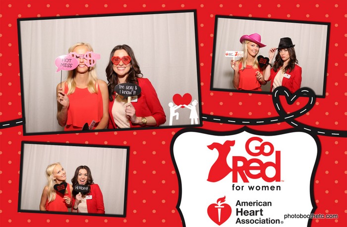 Heart Healthy Women in a Photo Booth